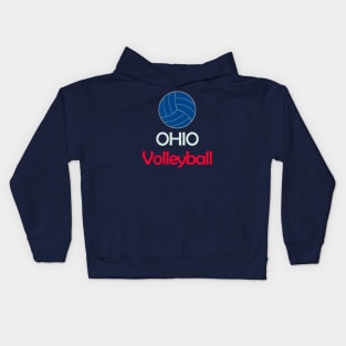 OHIO Volleyball Kids Hoodie